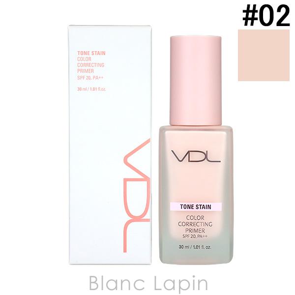 ブイディーエル VDL トーンステインカラーコレクティングプライマー #02 ROSE 30ml メ...
