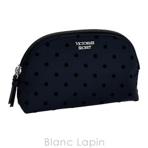 ヴィクトリアシークレット VICTORIAS SECRET コスメポーチS ベルベットドット #ブラック