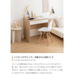 デスク パソコンデスク 幅80 奥行50 スリ...の詳細画像3