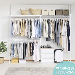 AQRA ハンガーラック 頑丈 4層 大容量 ワードローブ 4つの組み立て方法