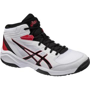 特価 アシックス asics バスケットボールシューズ DUNKSHOT MB 8 ミニバス ホワイトxブラック TBF139-0190 店舗在庫｜blanc-roche