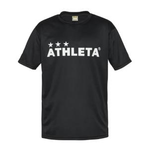 再入荷 アスレタ ATHLETA ジュニア ブラック系 サッカー フットサル プラクティス 練習 半袖 プラクティスTシャツ BLACK 02365J-70 店舗在庫 2022春夏｜blanc-roche