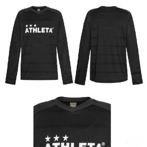 再入荷 ブラック系 ジュニア用 アスレタ ATHLETA サッカー フットサル 長袖 練習用 プラクティスシャツ BLK 02370J-70 2022秋冬 店舗在庫｜blanc-roche