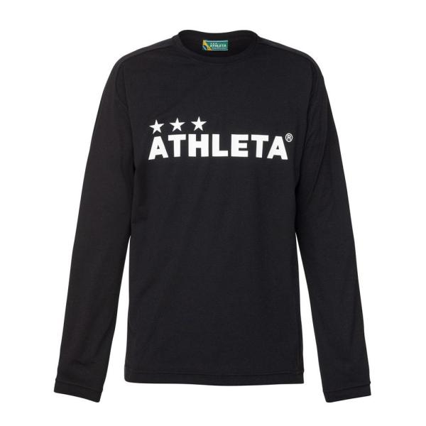 アスレタ ATHLETA ジュニア ブラック系 サッカー フットサル プラクティス 練習 長袖 プラ...