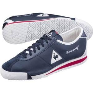 大特価 ルッコク le coq sportif レディース スニーカー モンペリエ OG NY ネイビー×ホワイト×レッド QL1LJC07NV 店舗在庫 2018春夏 返品・交換不可｜blanc-roche