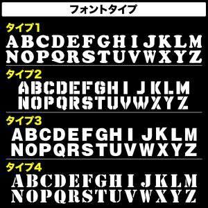 ヘルメット チーム マーク ステッカー 英字 ...の詳細画像2