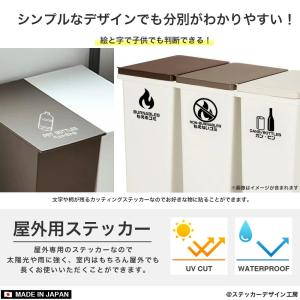 ごみ分別シール ステッカー ゴミ箱 分別ステッ...の詳細画像1