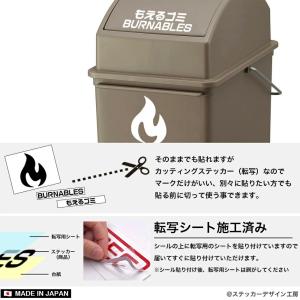 ごみ分別シール ステッカー ゴミ箱 分別ステッ...の詳細画像2