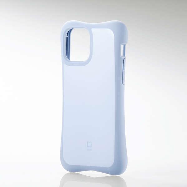 ELECOM iPhone 12/12 Pro ハイブリッド ケース finch ぴったりホールド ...