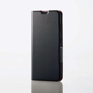 エレコム Galaxy S8 SC-02J SCV36 ケース ソフトレザーカバー 手帳型 Ultra Slim 薄型 マグネットフラップ ブラック PM-GS8PLFUMSBK