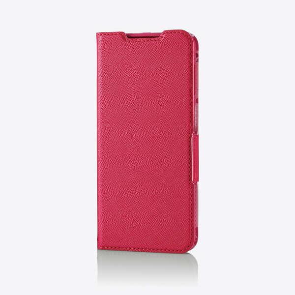 ELECOM Galaxy A32 5G ソフトレザーケース 薄型 磁石付 外側ディープピンク 内側...