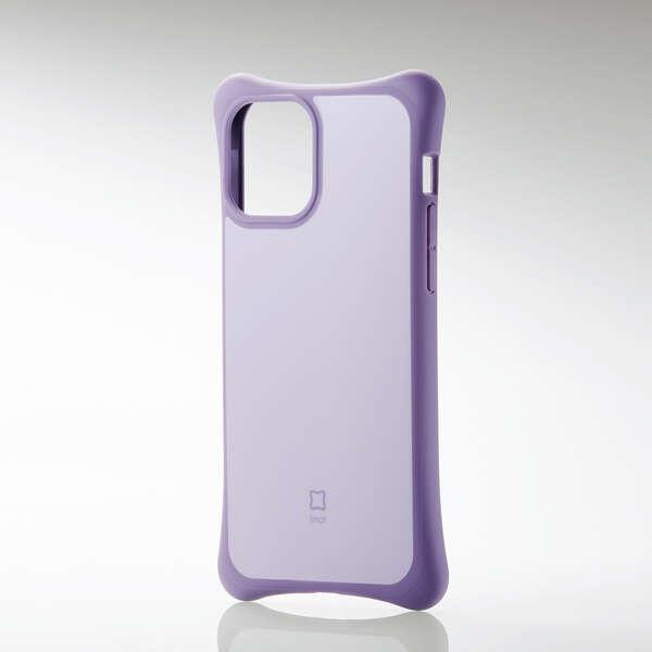 ELECOM iPhone 12/12 Pro ハイブリッド ケース finch ふんわりホールド ...