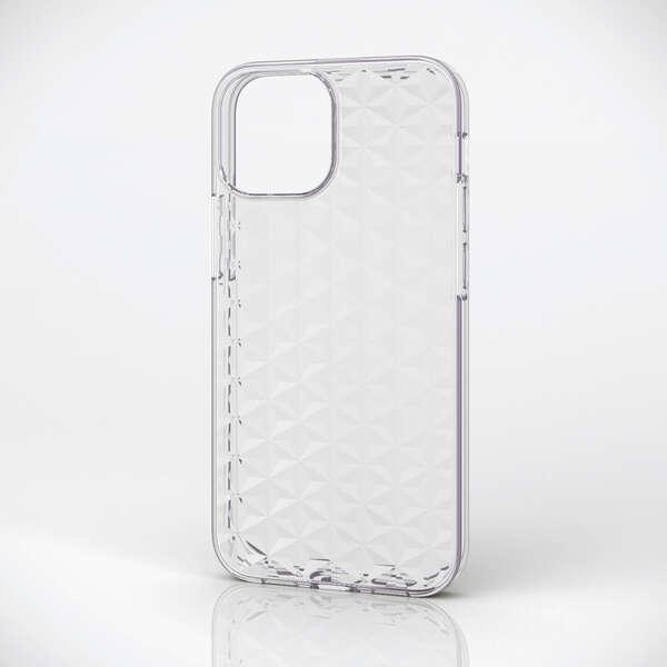 ELECOM iPhone 13 mini ソフトケース 極み カットライン 麻の葉強じんな耐久性と...