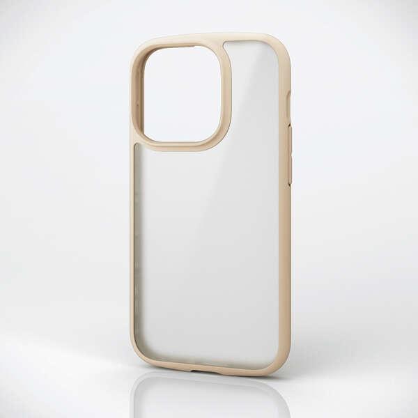 ELECOM iPhone 14 Pro TOUGH SLIM LITE フレームカラー 背面ガラス...