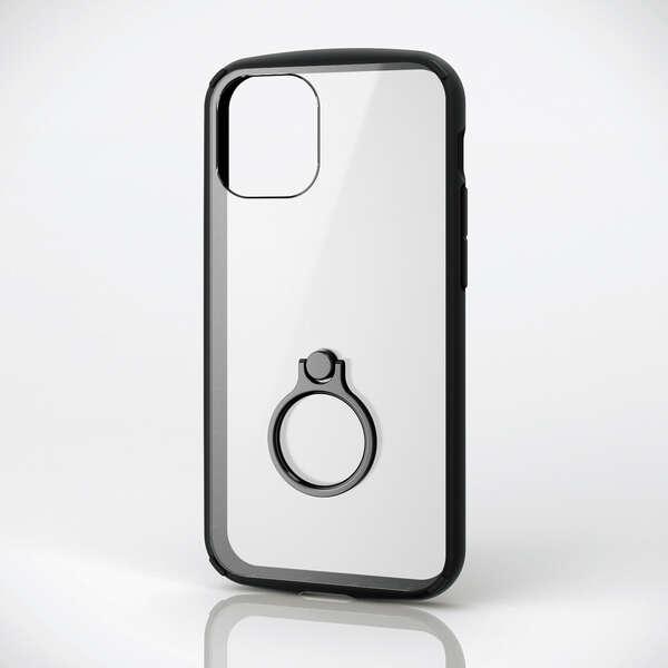 ELECOM iPhone 12 mini ハイブリッド ケース TOUGH SLIM フレームカラ...