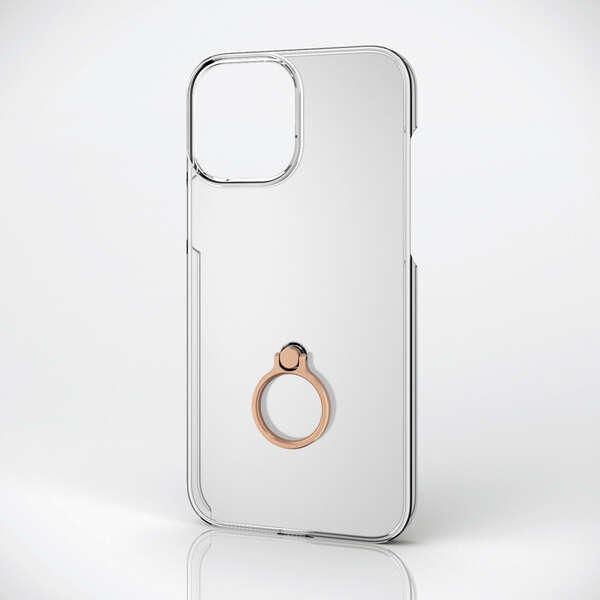 ELECOM iPhone 12 Pro Max ソフト ケース 極み サイドメッキ ローズゴールド...