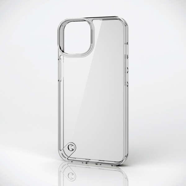 ELECOM iPhone 13 iPhone 14 ハイブリッドケース ガラス スタンダード TP...