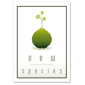 ポスター A3サイズ 『New Species』 アート/物体 ポスター/ Interior Art Poster インテリア｜blankwall