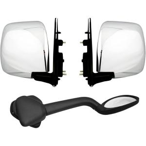 ハイエース 200系 手動式 メッキ ドアミラー ユニット DX 純正タイプ