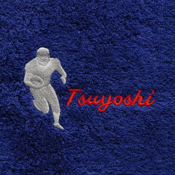 アメフト 名入れ刺繍 今治フェイスタオル 記念品 卒部 卒業 チーム お揃い 誕生日 プレゼント ア...