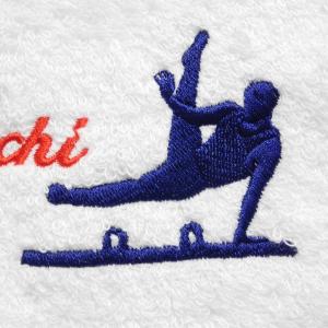 あん馬とお名前刺繍入り今治フェイスタオル 名入...の詳細画像2