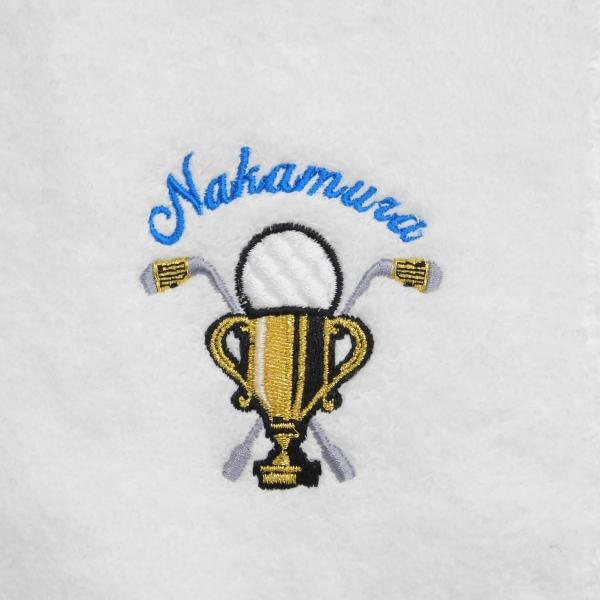 GOLF好き 名入れ刺繍入り今治フェイスタオル 父の日 誕生日 プレゼント 還暦祝い 記念品 贈答品...