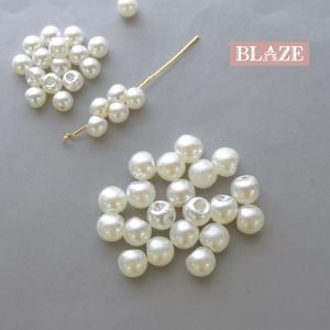 BLAZE ガラスビーズ パール ビーズ 8mm BLAZE 商用利用可能