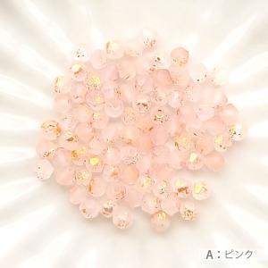 ガラスビーズ 4mm フロスト ソロバンカット...の詳細画像4