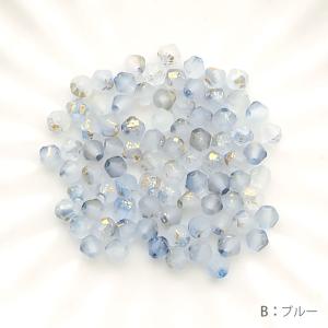 ガラスビーズ 4mm フロスト ソロバンカット...の詳細画像5