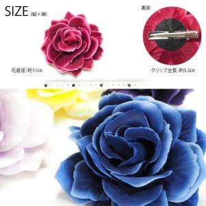浴衣 髪飾り フラワー クリップ シック ロー...の詳細画像5