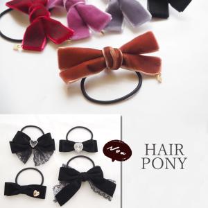 BLAZE 韓国 ヘアゴム ヘアポニー カットビーズ シンプル フラワー