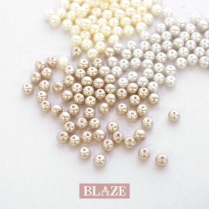 BLAZE ガラスビーズ ヒビガラス ビーズ ブルー 系 10mm 20個