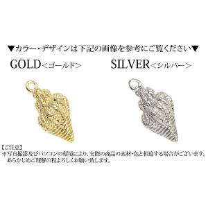 ゴールド チャーム 巻き貝 パーツ アクセサリ...の詳細画像1