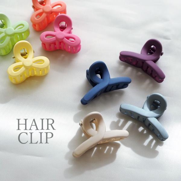 4個入り バンスクリップ ミニ マットカラー 4色セット BLAZE ミニクリップ ヘアアクセサリー...
