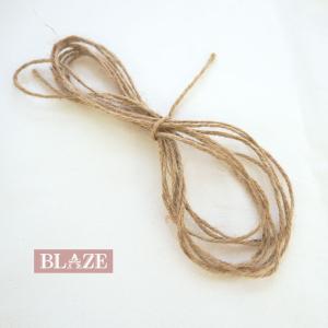 300cmカット 麻ひも ナチュラルカラー 紐コード 天然 ラッピング 1.5mm 細め BLAZE ハンドメイド クラフト 手芸 商用利用可能 インテリア 家具 ブレスレット