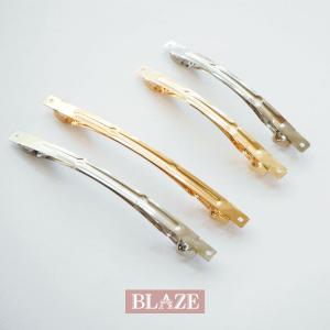 2個入り ヘア金具 バレッタ細 BLAZE ヘアアクセサリー ヘアアクセ パーツ 商用利用可能 ハンドメイド 手芸 手作り クラフト 素材 作製 装飾 シンプル｜blaze-japan