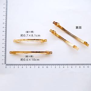 2個入り ヘア金具 バレッタ細 BLAZE ヘ...の詳細画像2
