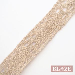 100cmカット レース ヘンプ 約15mm幅 麻 BLAZE ハンドメイド クラフト 手芸 商用利用可能 貼り付け 装飾 部材 シンプル