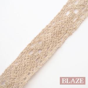 100cmカット レース ヘンプ 約15mm幅 麻 BLAZE ハンドメイド クラフト 手芸 商用利用可能 手作り リメイク アレンジ 貼り付け 装飾 部材 シンプル おしゃれ｜blaze-japan