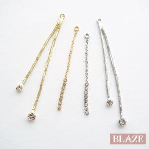 チャーム メタル ストーン タッセル アクセサリーパーツ BLAZE ハンドメイド クラフト 手芸 アクセサリーパーツ 商用利用可能 カン付き 素材