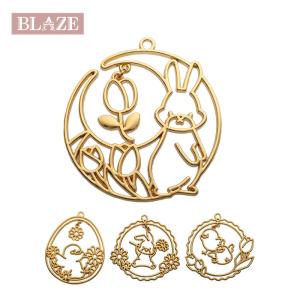 空枠 ゆらゆら お花畑 全4種 BLAZE 商用利用可 カンあり レジン セッティング オリジナルデザイン フレーム パーツ DIY 素材 材料 ハンドメイド クラフト 手作り｜blaze-japan