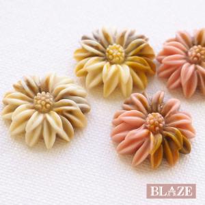BLAZE カボション レジン チューリップ メタルフレーム ハンドメイド