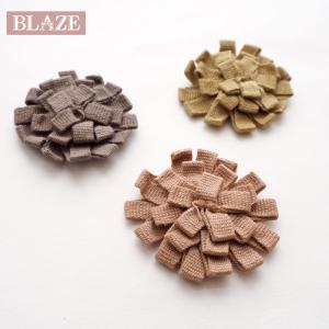 モチーフ フラワー くすみカラー 全3色 BLAZE 商用利用可 ハンドメイド クラフト 手芸 手作り 素材 材料 装飾 縫い付け 貼り付け リメイク｜blaze-japan