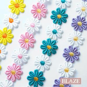 BLAZE フラワー パーツ ダブル フラワー 3個セット ハンドメイド