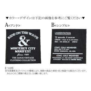 コットンタグ ブラック スクエア ハンドメイド...の詳細画像1