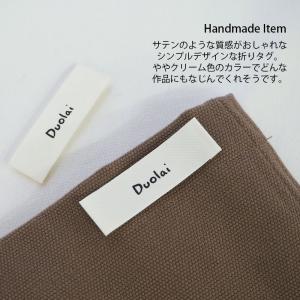 2枚入り ハンドメイド用 タグ 英字 折り 横...の詳細画像2