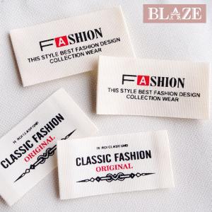BLAZE 刺繍タグ 2枚セット CHAMBLUE82 ネームタグ カジュアル 手芸