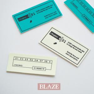 BLAZE 刺繍タグ 2枚セット CHAMBLUE82 ネームタグ カジュアル 手芸