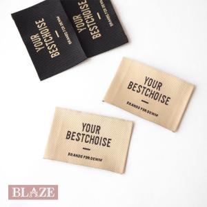 BLAZE（手芸） タグ ハンドメイド用 2枚セット ブラック＆レッド