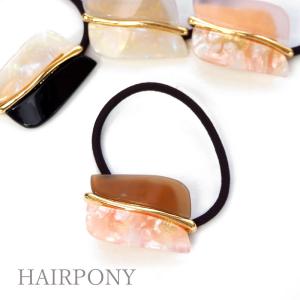 BLAZE シュシュ ヘアゴム バブル パール ミックス ラメ じゃらじゃら